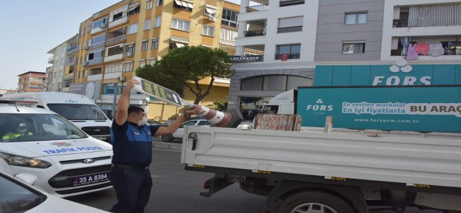 Aliağa’da Kaldırım İşgaline Geçit Yok