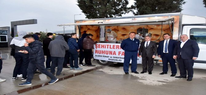 Aliağa Esnaf Odası’ndan Şehitler İçin Lokma Hayrı