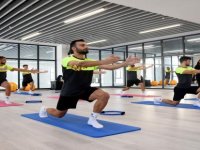 Aliağaspor FK Salonda Pilates Çalıştı